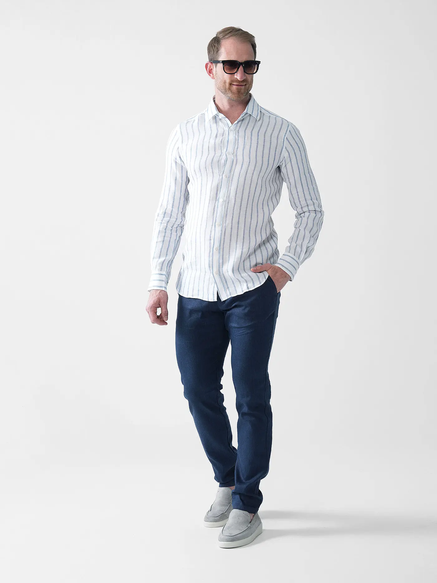 MAC | Hose LENNOX SPORT | dunkelblau